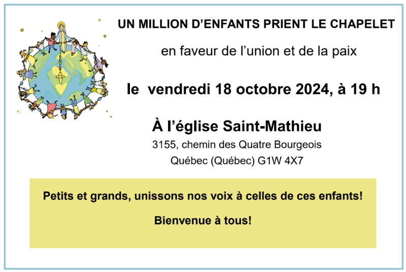 Un Million d’Enfants Prient le Chapelet