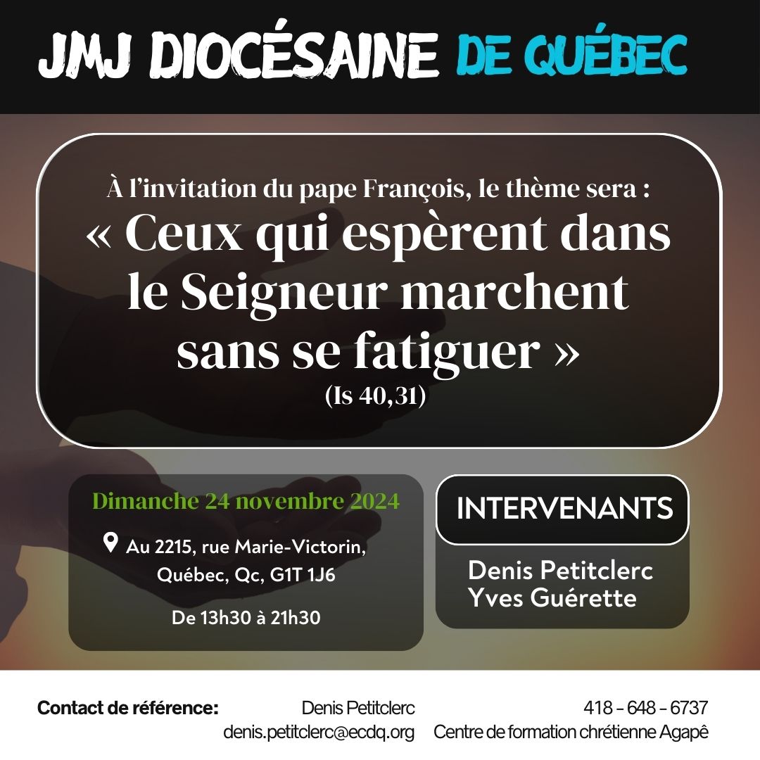 JMJ Diocésaine 2024 : Une journée de ressourcement et de fraternité !